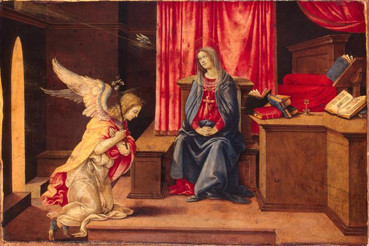 Annunciation, 1490 - Filippino Lippi
