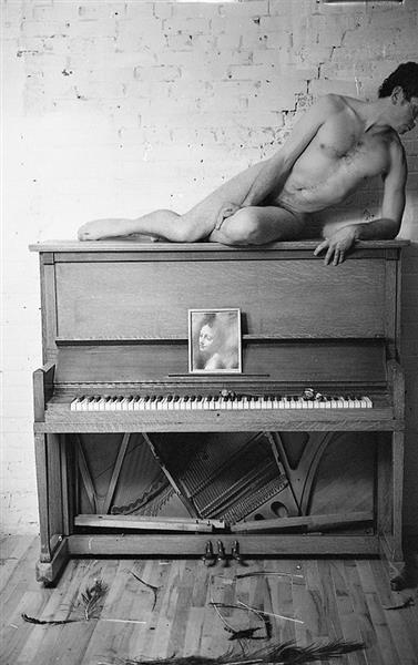 Self Portrait on the Piano, 2007 - Francis A. Willey