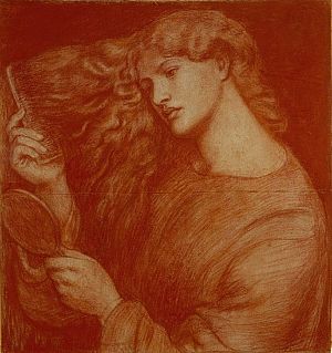 Study for Lady Lilith, 1866 - Dante Gabriel Rossetti