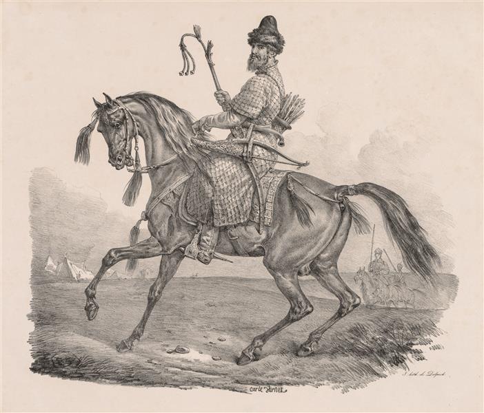 Cossack Cavalier - Carle Vernet