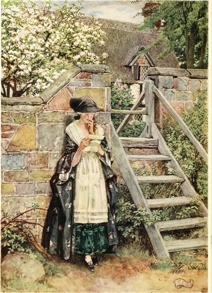 Woman Reading, 1919 - Eleanor Fortescue-Brickdale