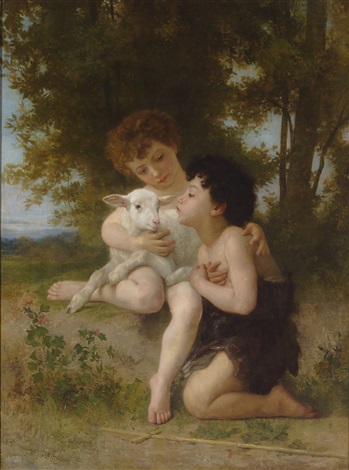 Children With the Lamb, 1879 - William-Adolphe Bouguereau