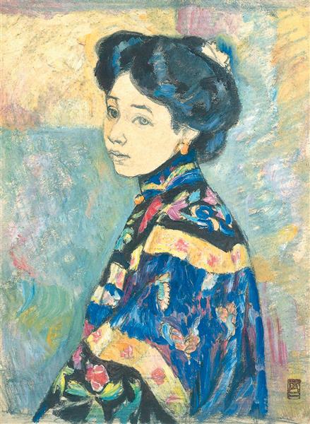 Portrait of a Woman - Fujishima Takeji