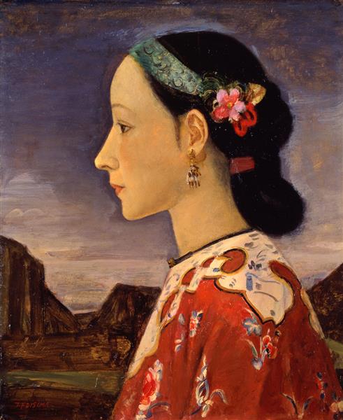 Profile of a Woman - 藤島武二