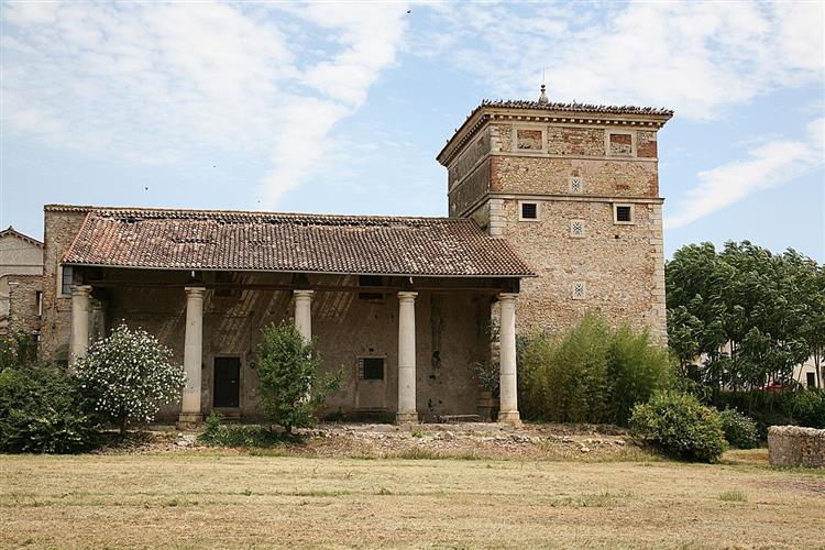 Villa Trissino, Meledo di Sarego, c.1550 - Андреа Палладио