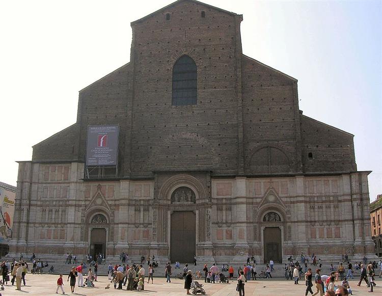 Basilica of San Petronio, Bologna (façade), 1574 - Андреа Палладио