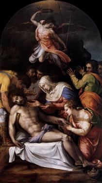 The Lamentation over the Dead Christ - Francesco de' Rossi (Francesco Salviati), "Cecchino"