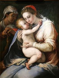 Virgin with a Child - Francesco de' Rossi (Francesco Salviati), "Cecchino"