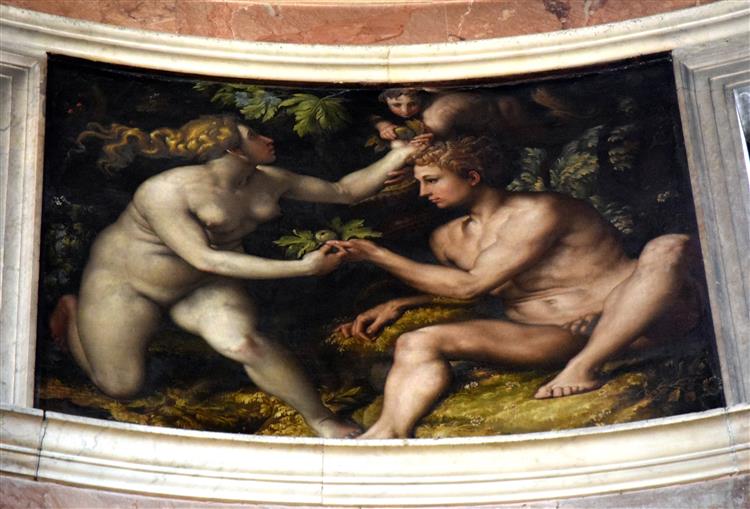 The Original Sin, c.1550 - Francesco de' Rossi (Francesco Salviati), "Cecchino"