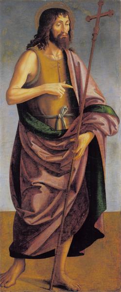John the Baptist, 1443 - Антоніаццо Романо