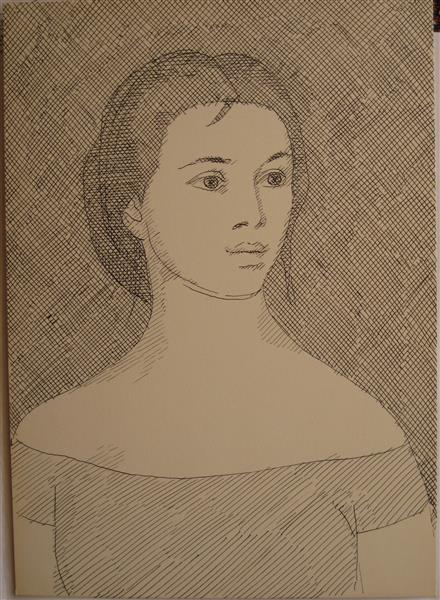 Female Image. From the series 'Search for Pushkin's Female Images', c.1970 - Григорий Иванович Гавриленко