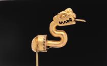 Serpent Labret with Articulated Tongue - 阿茲特克藝術