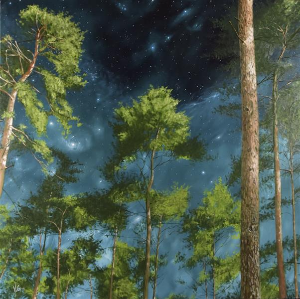 Night in the forest, 2019 - Goran Vojinovic