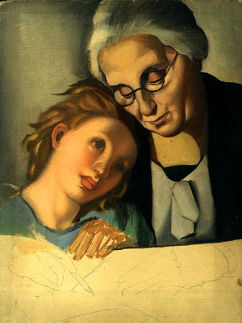 The Grandmother, 1953 - Тамара Лемпицька