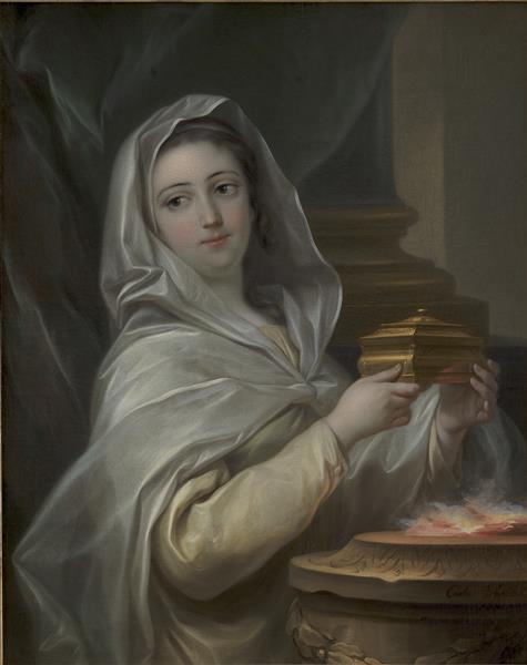 A Vestal, 1750 - Шарль-Андре ван Лоо