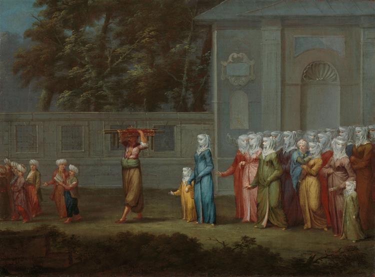 The first schoolday, c.1720 - c.1737 - Jean Baptiste Vanmour