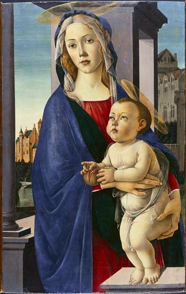 The Virgin and the Child, c.1490 - 波堤切利