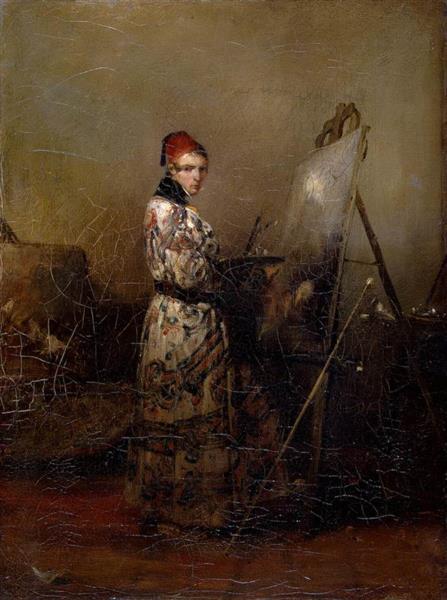 Self-portrait, 1831 - 1832 - Александр-Габриэль Декан