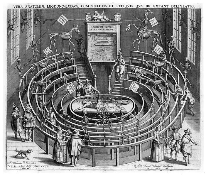 Leiden University's Anatomical Theatre, 1610 - Willem van Swanenburg