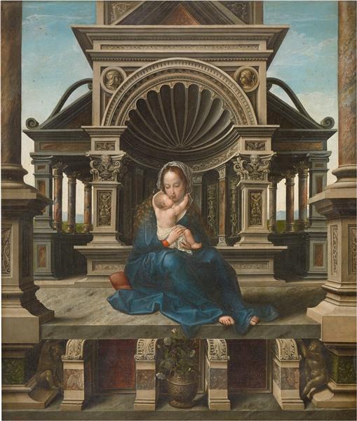 The Lovaina's Virgin, c.1520 - Bernaert van Orley