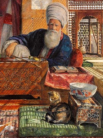 Interior of a School in Cairo (detail) - John Frederick Lewis