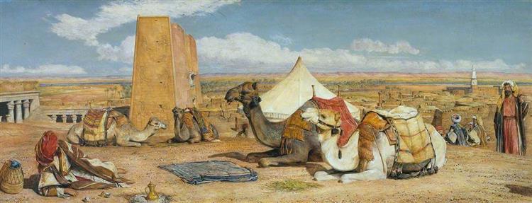 Edfu, Upper Egypt, 1860 - John Frederick Lewis