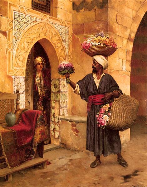 The Flower Merchant - Rudolph Ernst