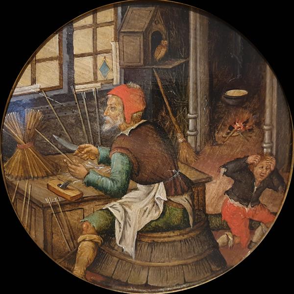 The Arrow Carver, 1616 - Пітер Брейгель Молодший