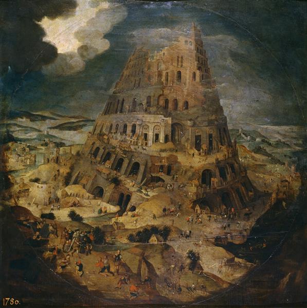 The Tower of Babel ( after Pieter Bruegel the Elder) - Pieter Bruegel, o Jovem