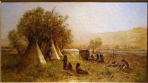 Cheyenne Encampment - Ralph Albert Blakelock