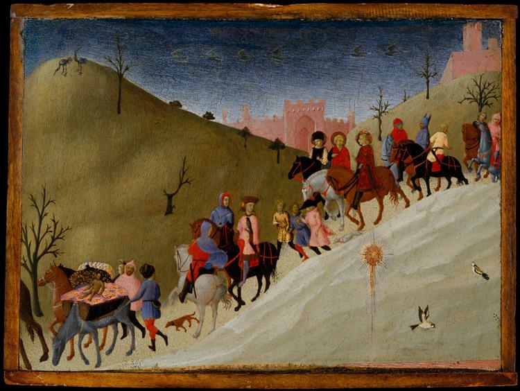 The Journey of the Magi, c.1433 - c.1435 - Sassetta