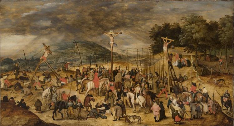The Crucifixion, 1617 - Pieter Bruegel, o Jovem