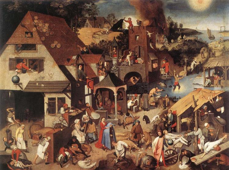 Sprichworte - Pieter Brueghel the Younger