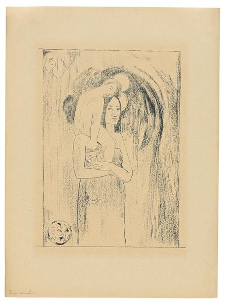 Ia orana Maria (Hail Mary), 1894 - 1895 - Paul Gauguin