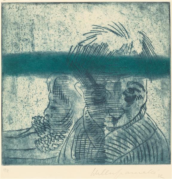 The Couple, 1922 - Walter Gramatté