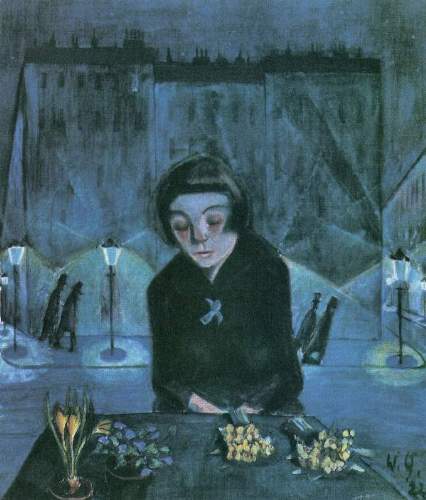 Tired Flower Girl, 1922 - Walter Gramatté