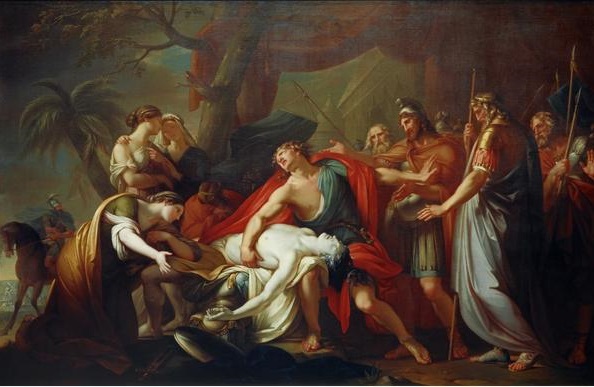 Achilles Lamenting the Death of Patroclus, 1760 - 1763 - Gavin Hamilton