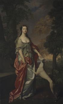 Elizabeth Gunning, Duchess of Hamilton - Gavin Hamilton