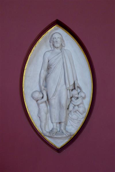 Relief of Christ in the Ucl Flaxman Gallery - John Flaxman