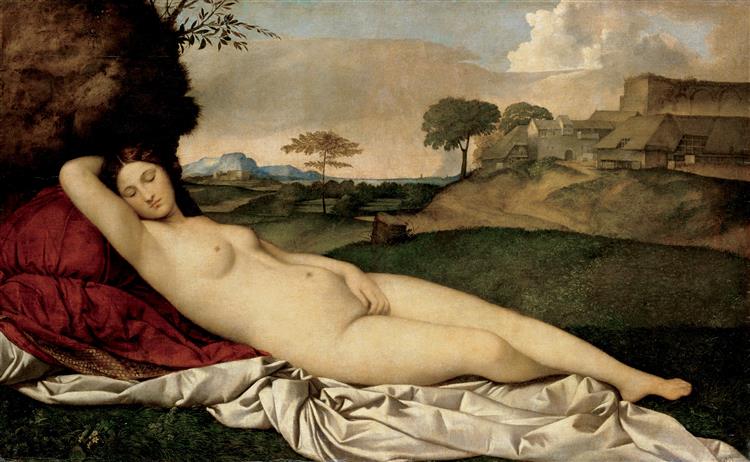 The Sleeping Venus, 1508 - 1510 - Giorgione