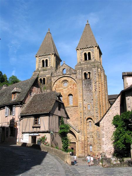 Abbey Church of Saint Foy, Conques, France, c.1100 - 罗曼式建筑