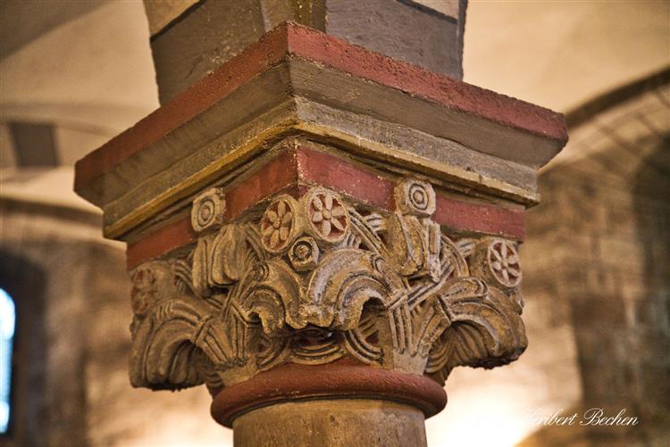 Капітель, Абатство Марії Лаах, Німеччина, 1093 - Романська архітектура