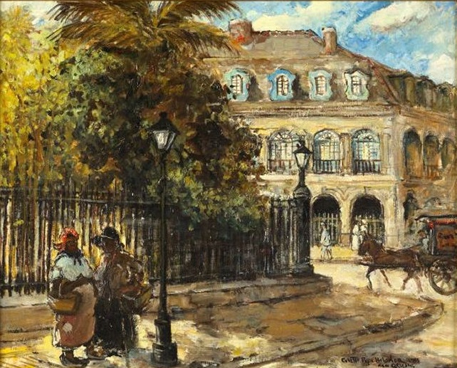Old Spanish Cabildo, French Quater View of St.Anne Street, Jackson Square - Colette Pope Heldner
