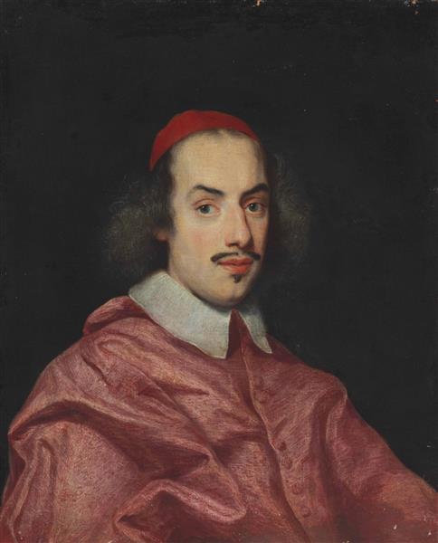 Portrait of Cardinal Jacopo Rospigliosi - Baciccio