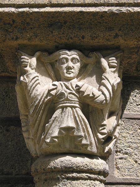 Capital, Le Puy Cathedral, France, c.1100 - 罗曼式建筑