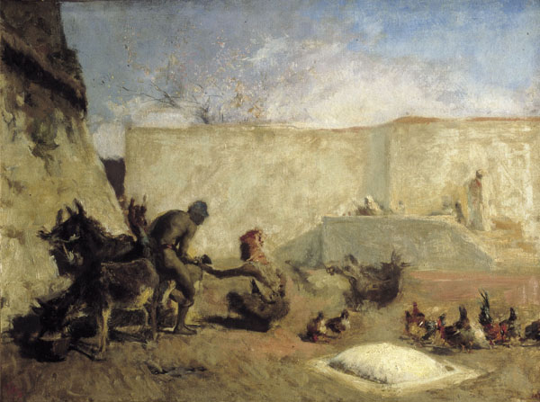 Moroccan blacksmith, c.1870 - Мариано Фортуни