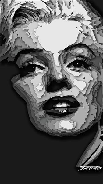 Marilyn Monroe layers, 2020 - Мунтадхер Салех