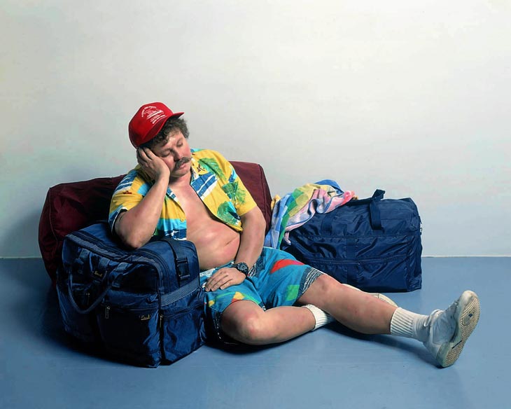 Duane Hanson, Traveller, 1988.