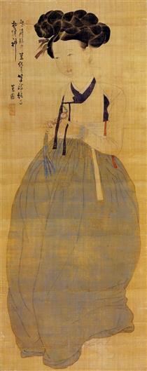 Portrait of a Beauty - Shin Yun-bok