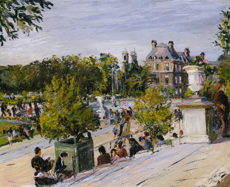 Jardin Du Luxembourg, 1948 - Lois Mailou Jones